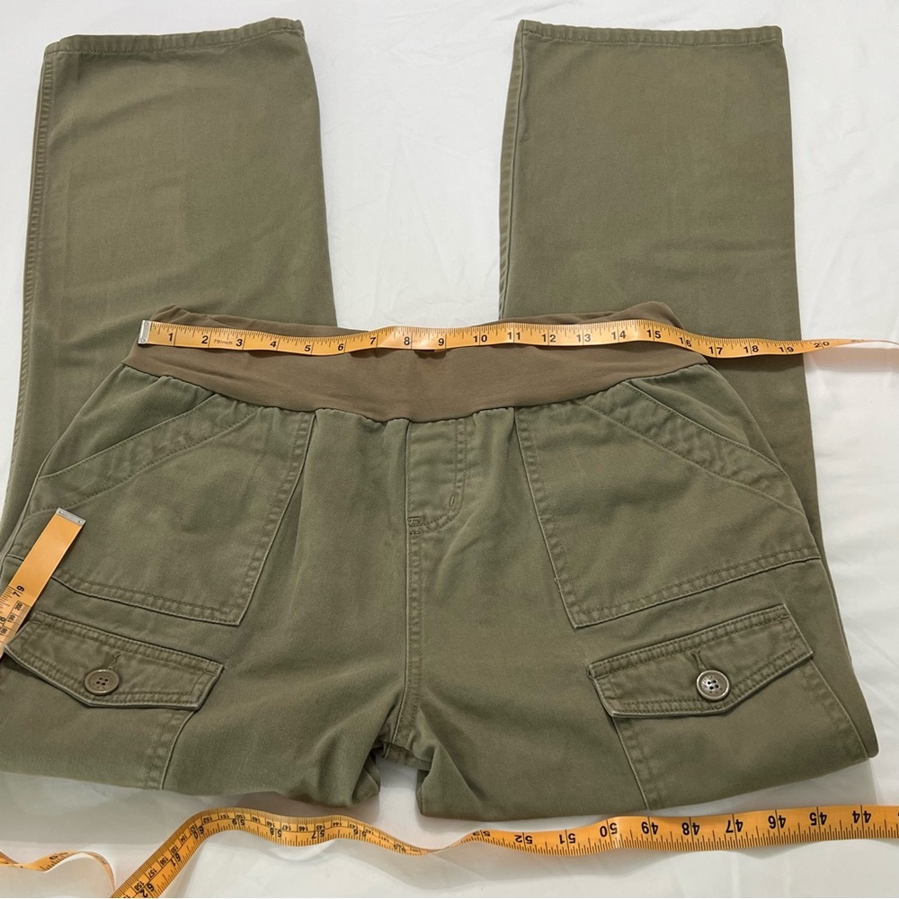 Motherhood Maternity Olive Green Cargo Pants - Picture 6 of 13